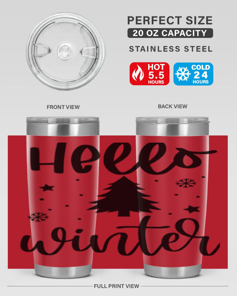Hello Winter 162#- winter- Tumbler