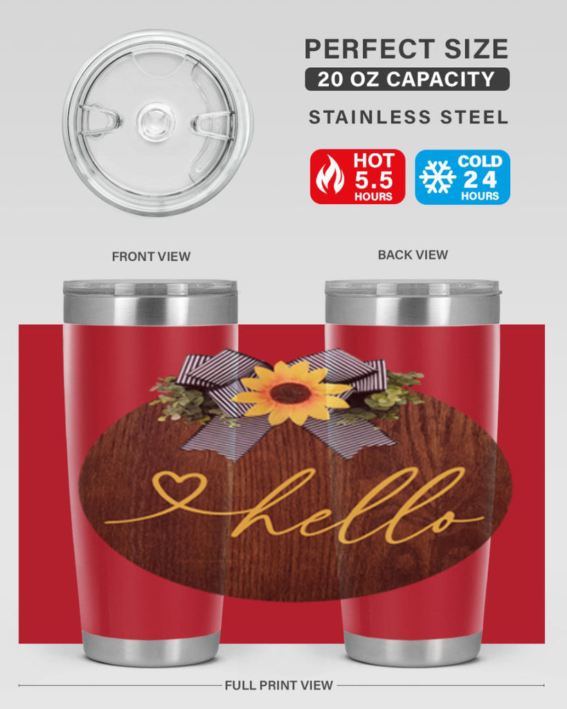 Hello heart Mockup182#- spring- Tumbler