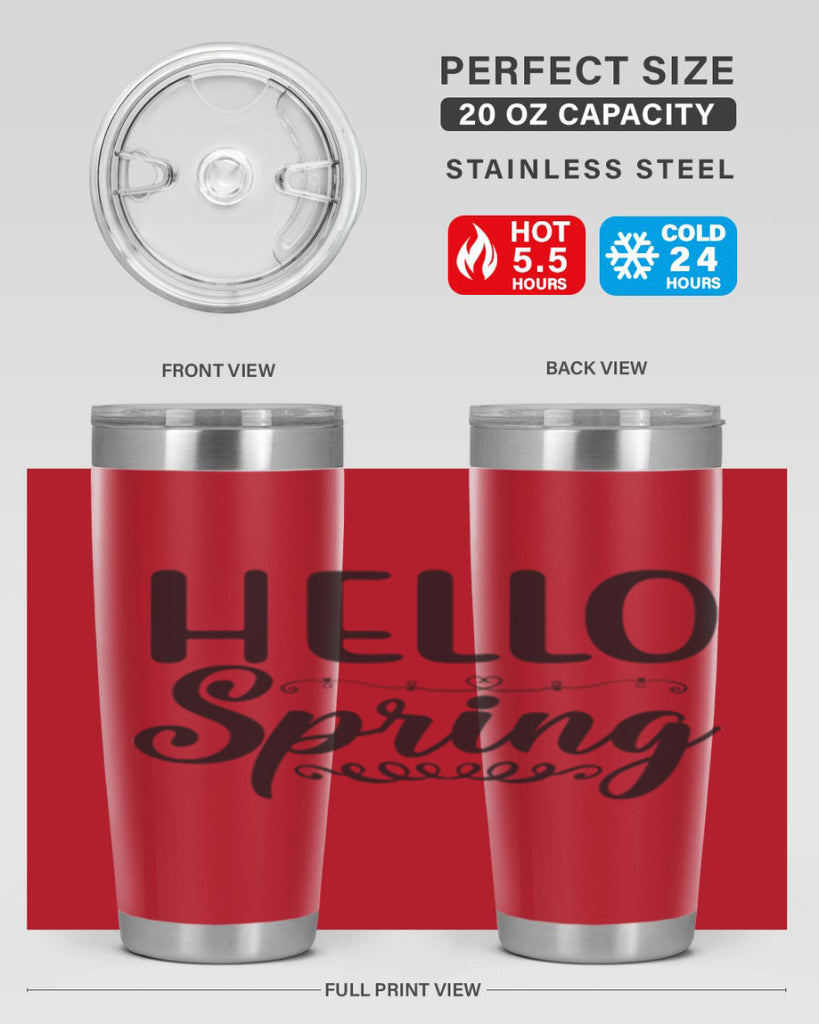 Hello spring 185#- spring- Tumbler