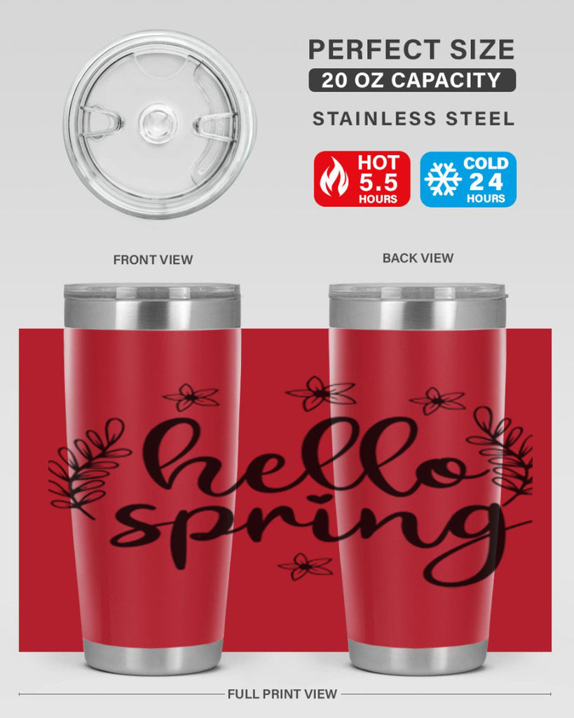 Hello spring design  221#- spring- Tumbler