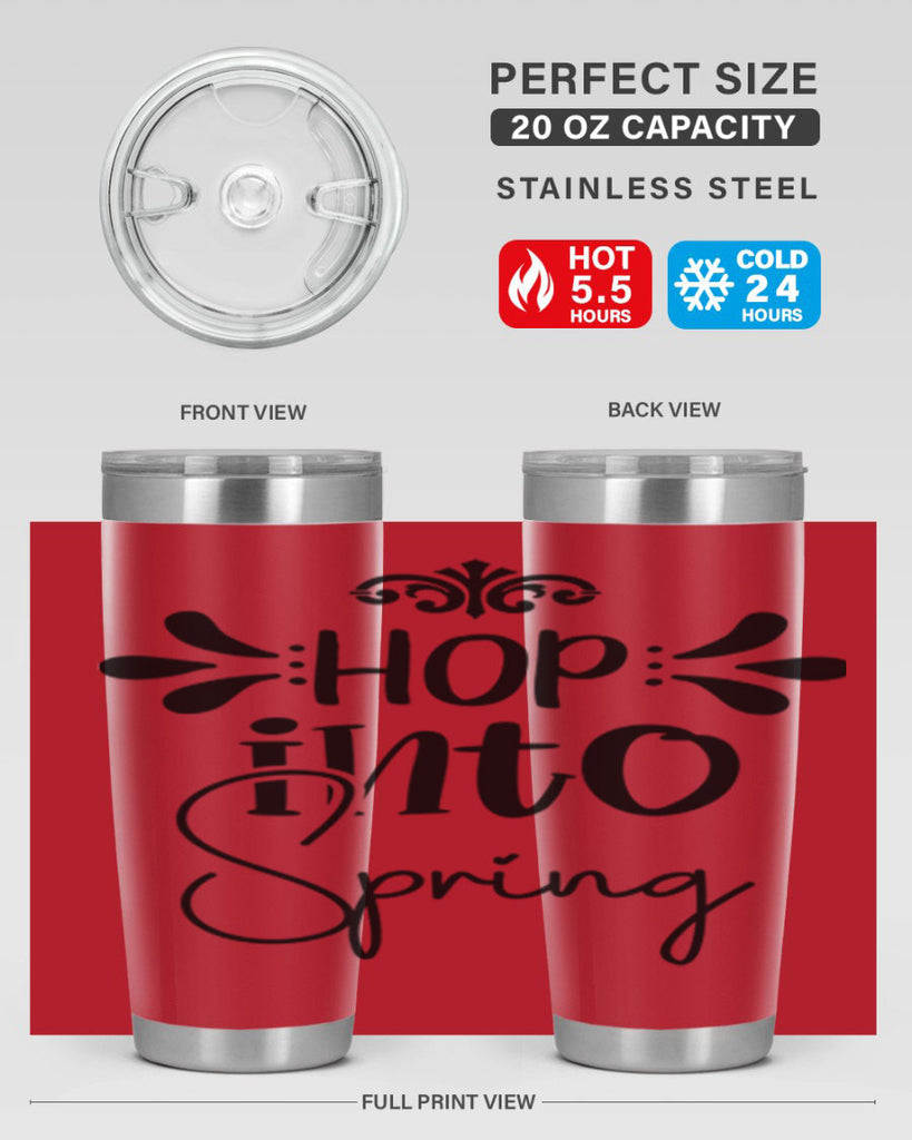 Hop into Spring 247#- spring- Tumbler