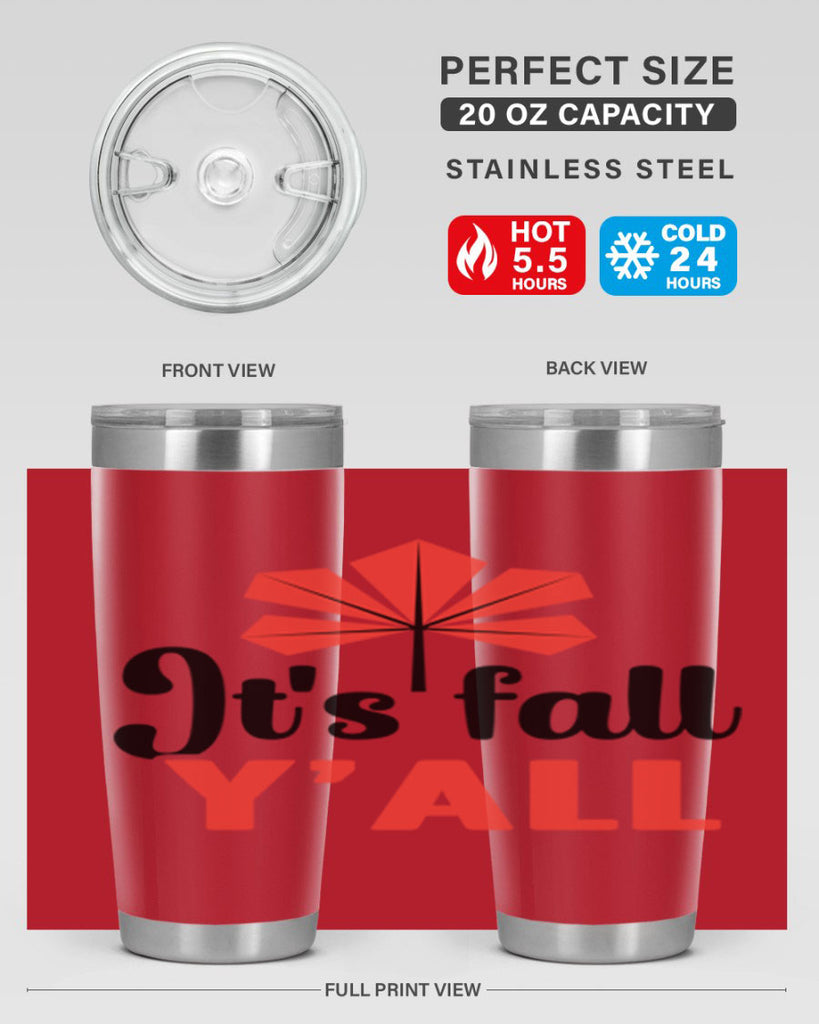Its fall yall 373#- fall- Tumbler