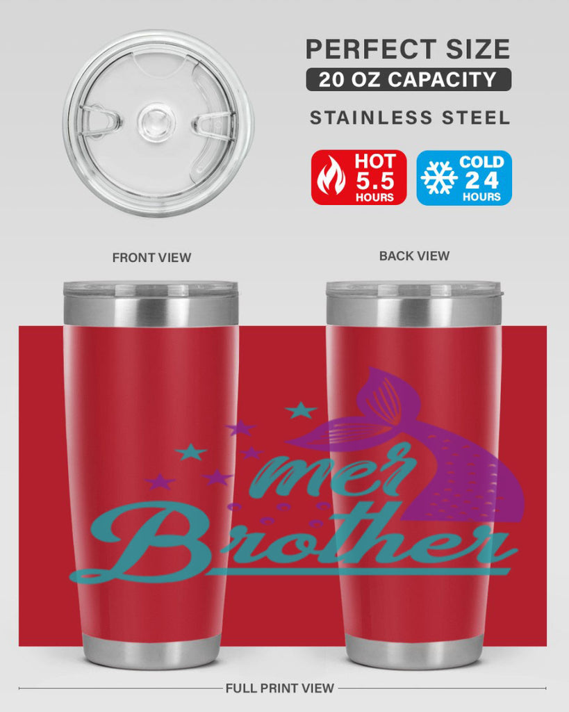 Mer Brother 323#- mermaid- Tumbler
