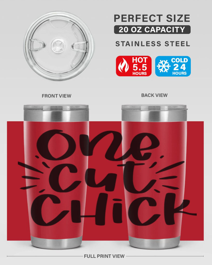 One cut chick  388#- spring- Tumbler