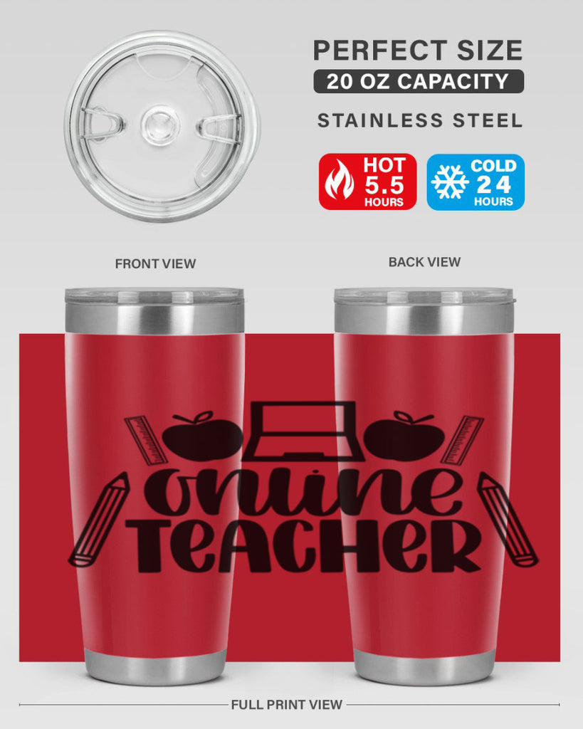Online Teacher Style 61#- teacher- tumbler