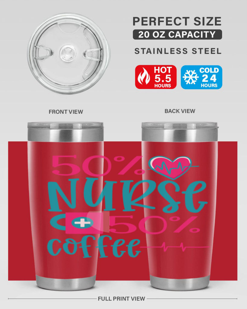 Percent Nurse Percent Coffee Style Style 60#- nurse- tumbler