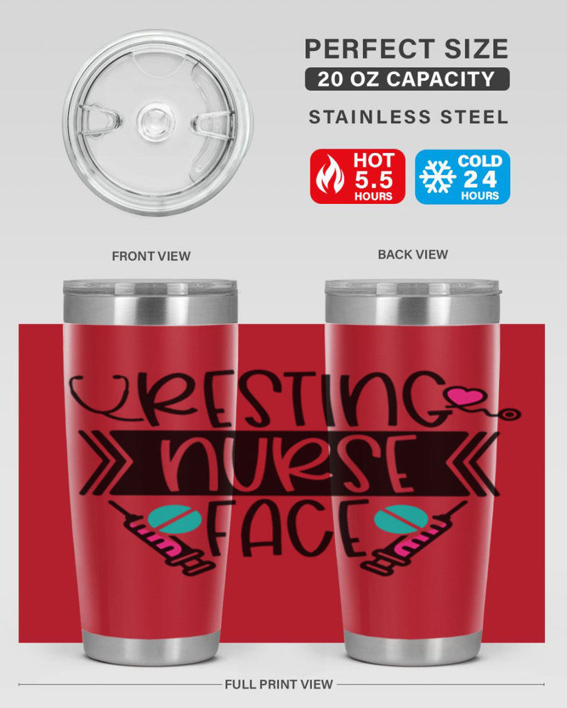 Resting Nurse Face Style Style 58#- nurse- tumbler