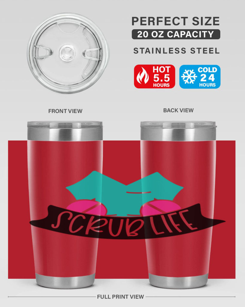 Scrub Life Style Style 45#- nurse- tumbler