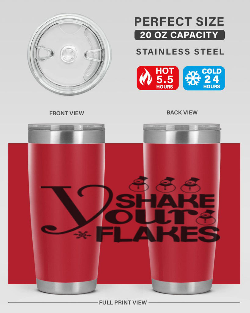 Shake Your Flakes 357#- winter- Tumbler