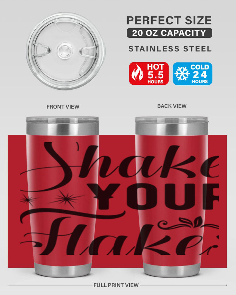 Shake Your Flakes 362#- winter- Tumbler
