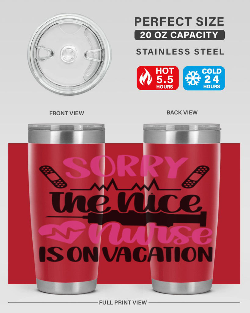 Sorry The Nice Nurse Style Style 28#- nurse- tumbler
