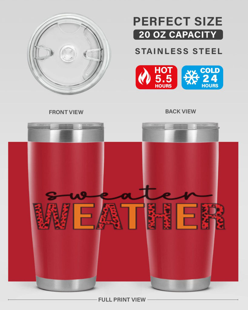 Sweater Weather 587#- fall- Tumbler