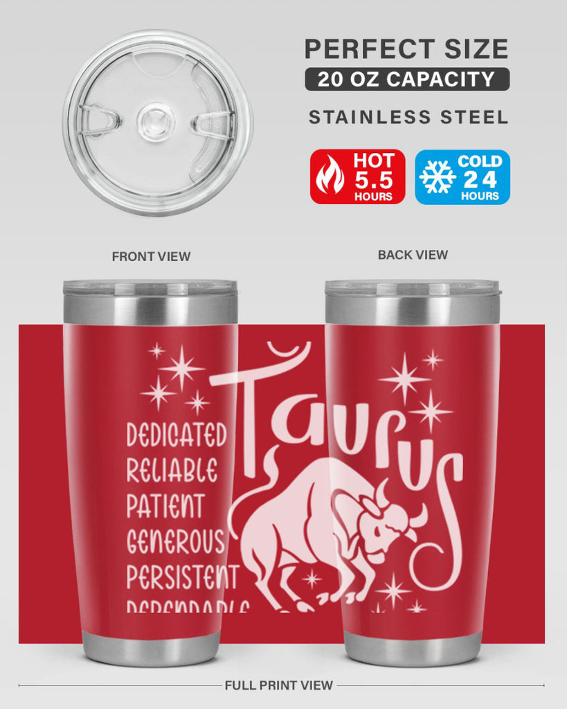 Taurus 491#- zodiac- Tumbler