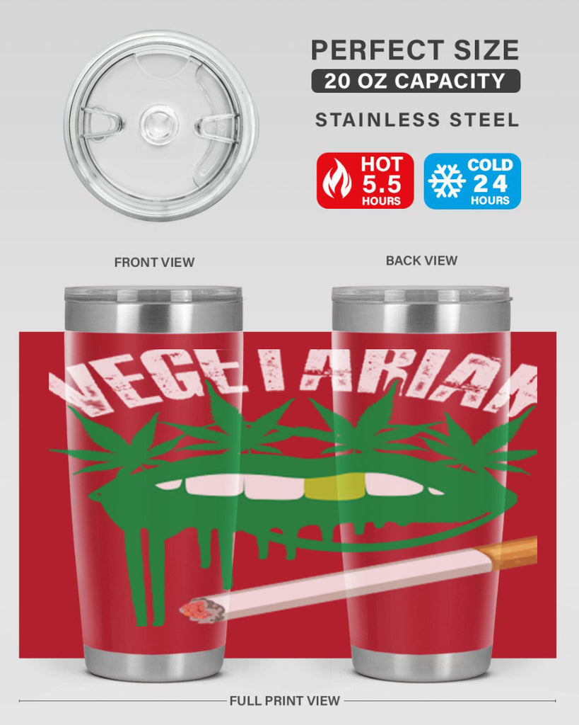 Vegetarian 270#- marijuana- Tumbler