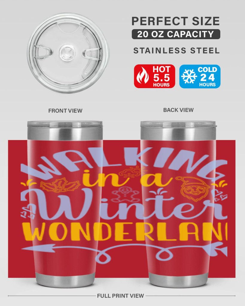 Walking in a winter wonderland440#- winter- Tumbler