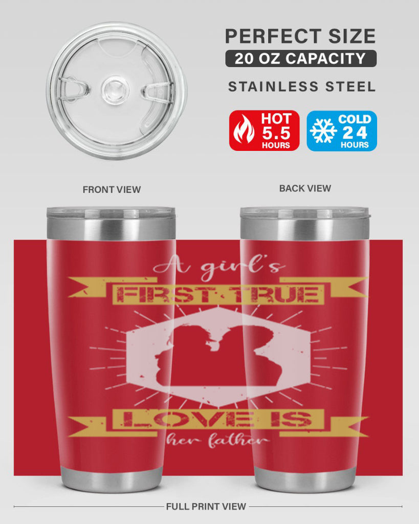 a girl’s first true love 119#- fathers day- Tumbler