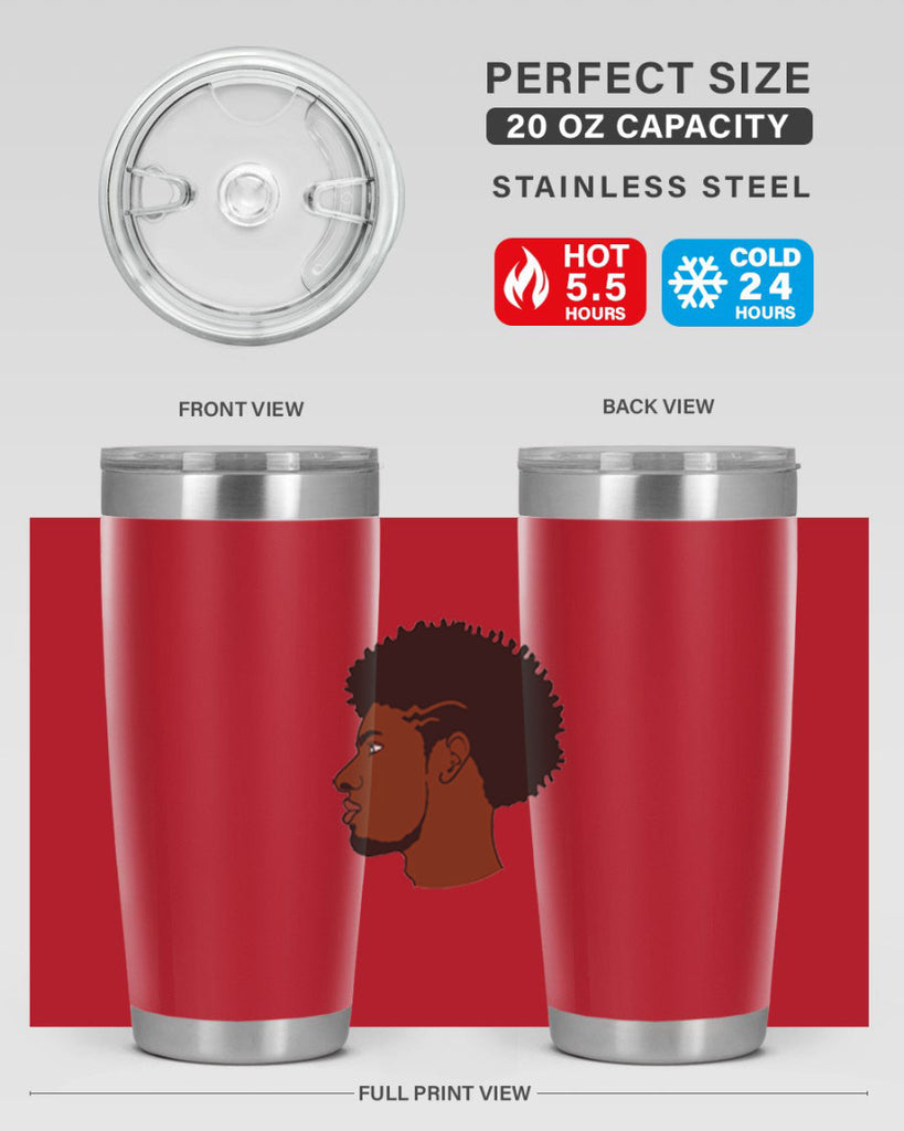 black man 39#- black men - boys- tumbler