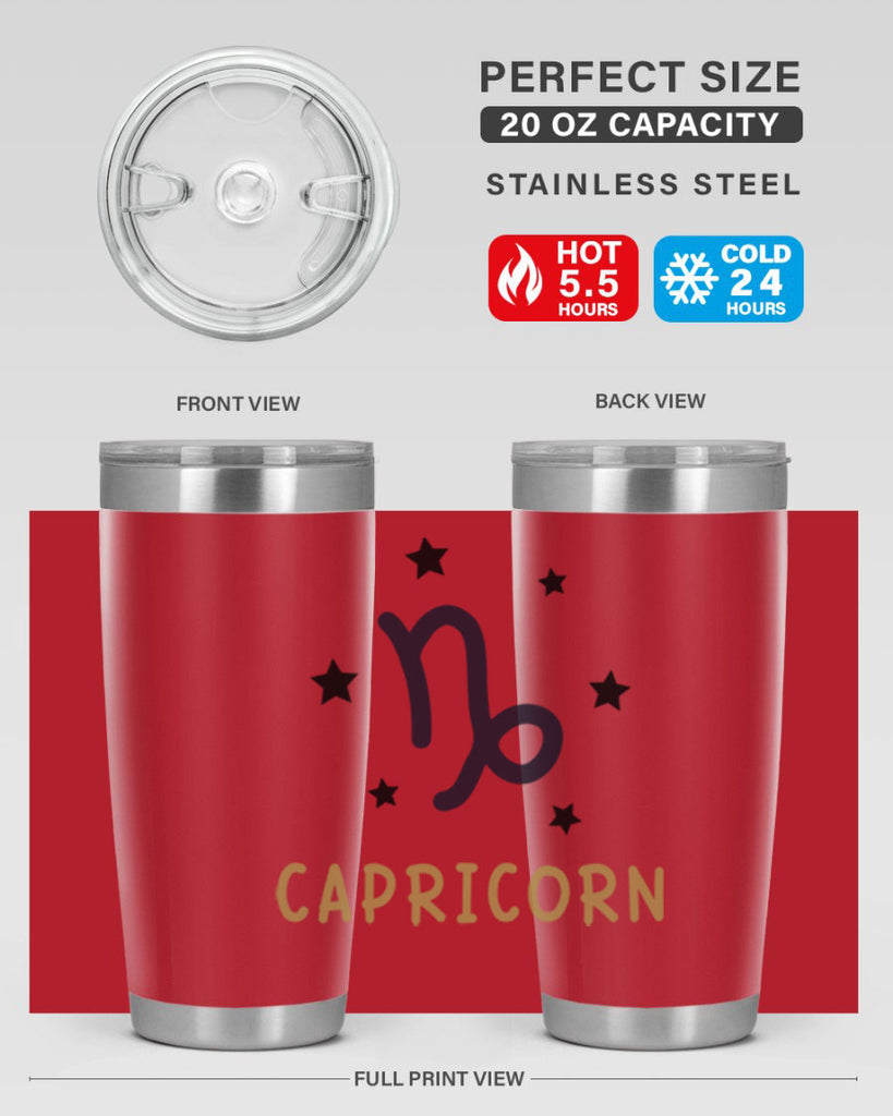 capricorn 206#- zodiac- Tumbler