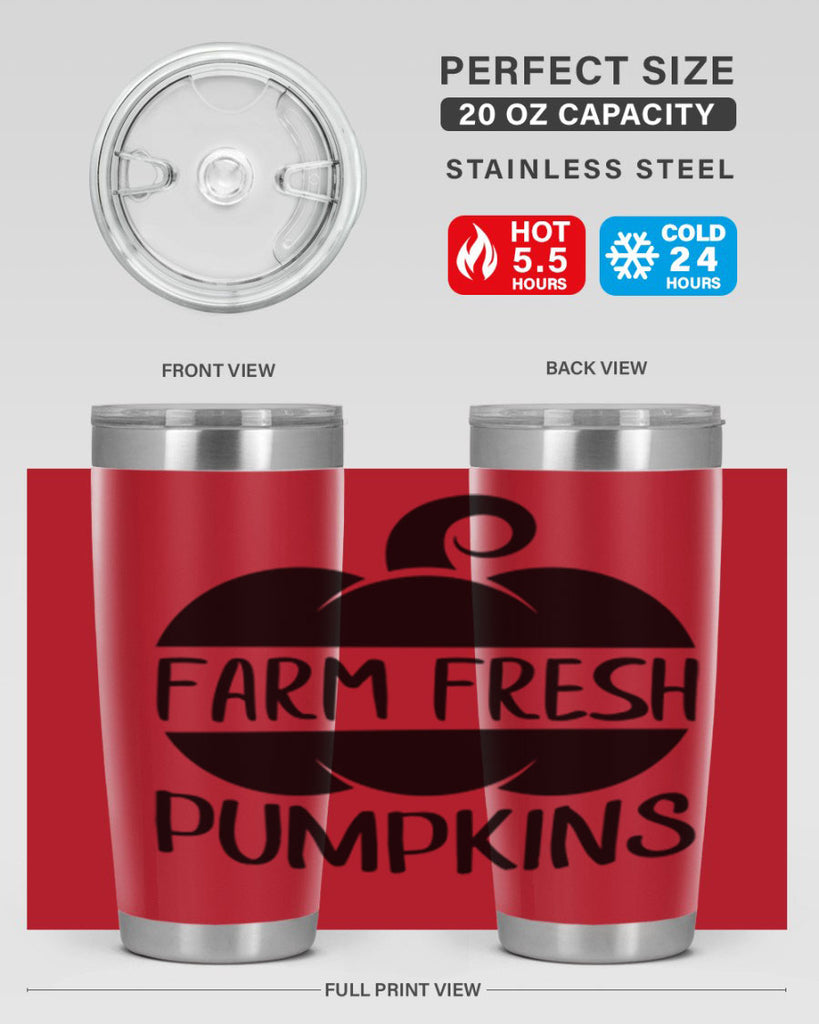 farm fresh pumpkins 174#- fall- Tumbler