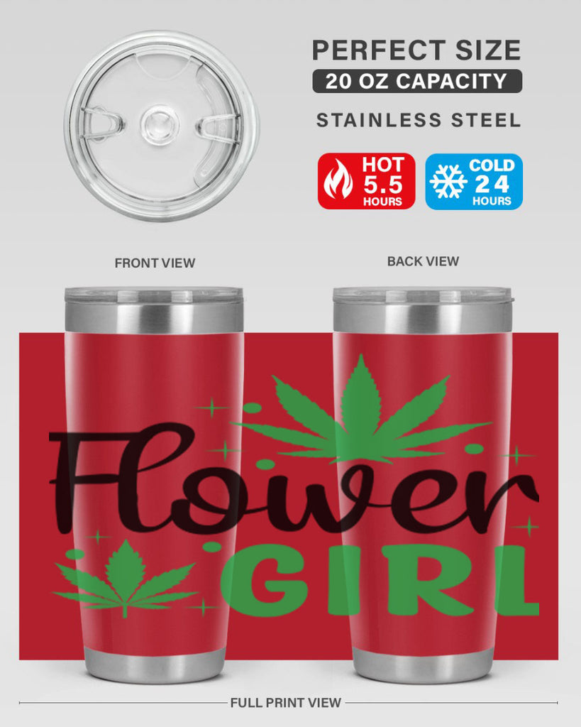 flower girl 83#- marijuana- Tumbler
