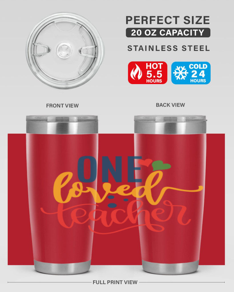 one loved teacher Style 165#- teacher- tumbler