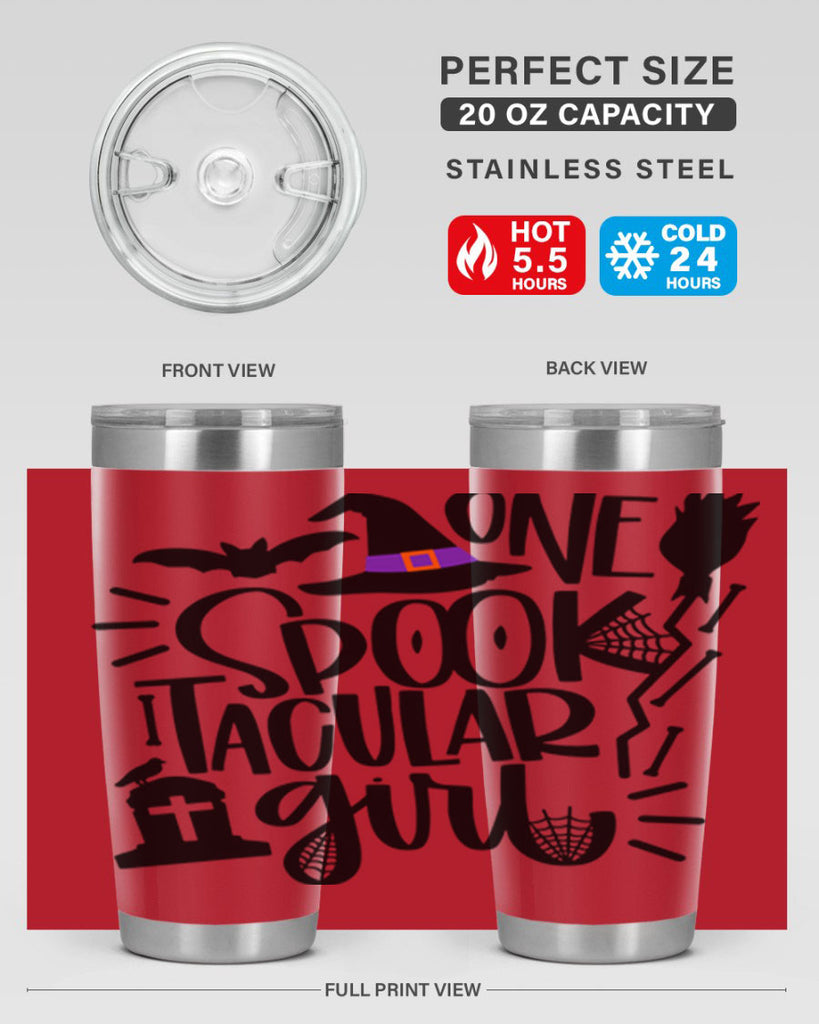 one spooktacular girl 36#- halloween- Tumbler