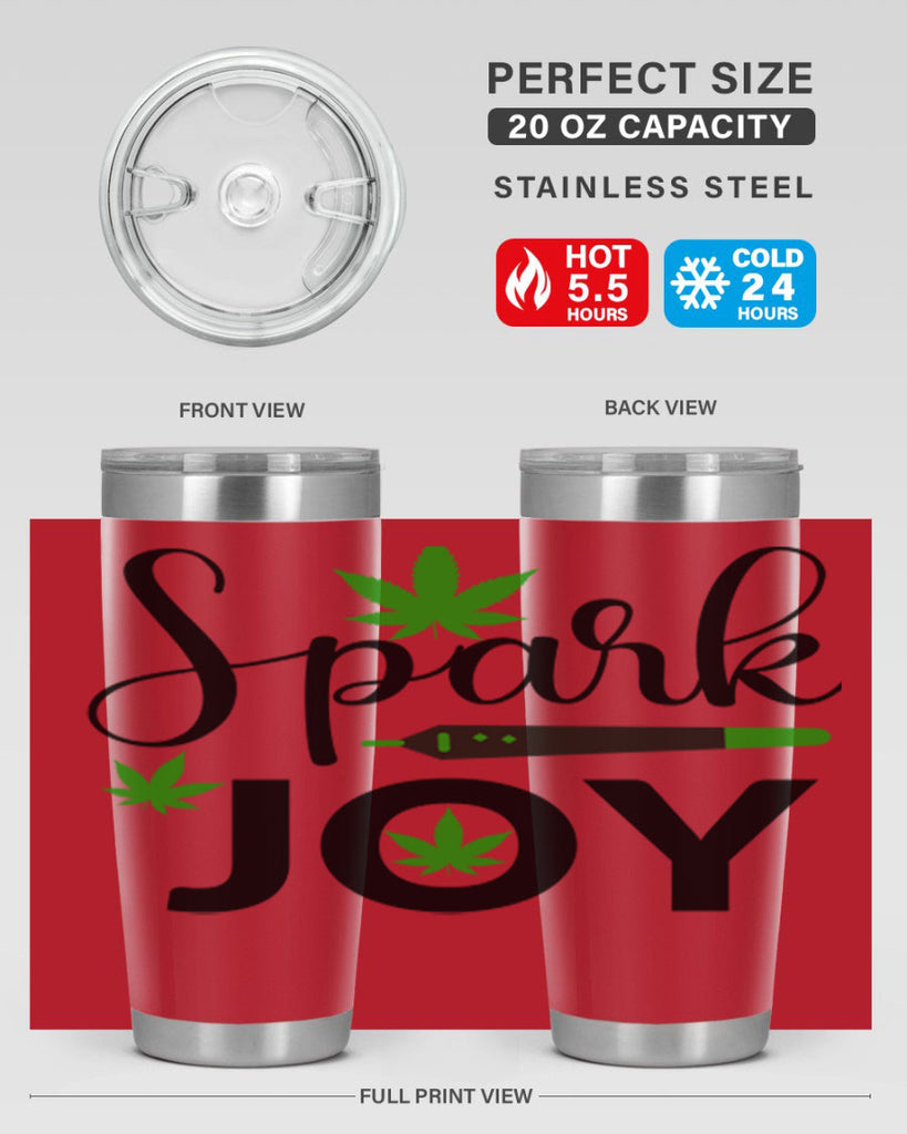 spark joy 250#- marijuana- Tumbler