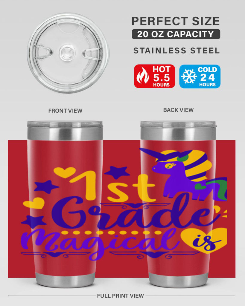 st grade magical 63#- mardi gras- Tumbler