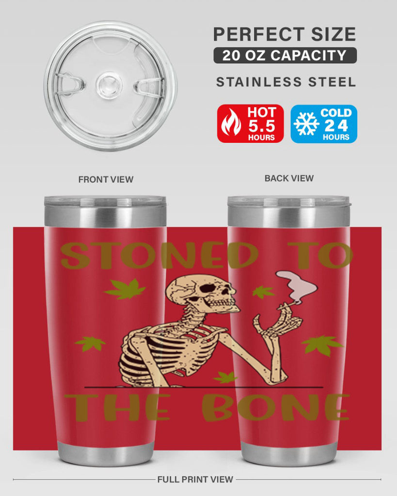 stones to the bone 264#- marijuana- Tumbler
