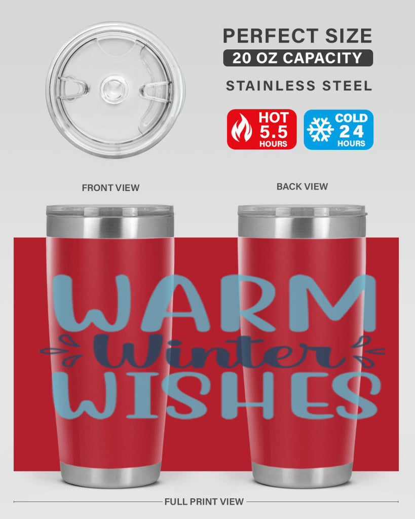 warm winter wishes 455#- winter- Tumbler