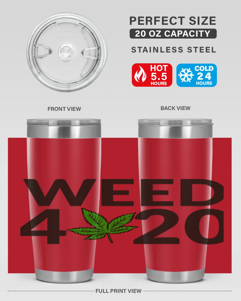 weed 420 282#- marijuana- Tumbler