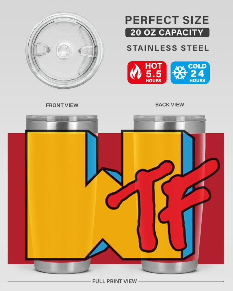 wtf 8#- black words phrases- Cotton Tank