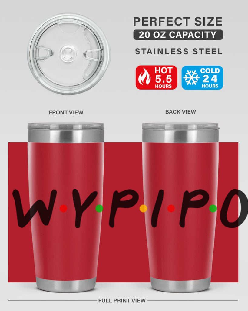 wypipo 7#- black words phrases- Cotton Tank