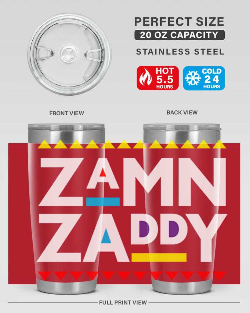 zamn zaddy 1#- black words phrases- Cotton Tank