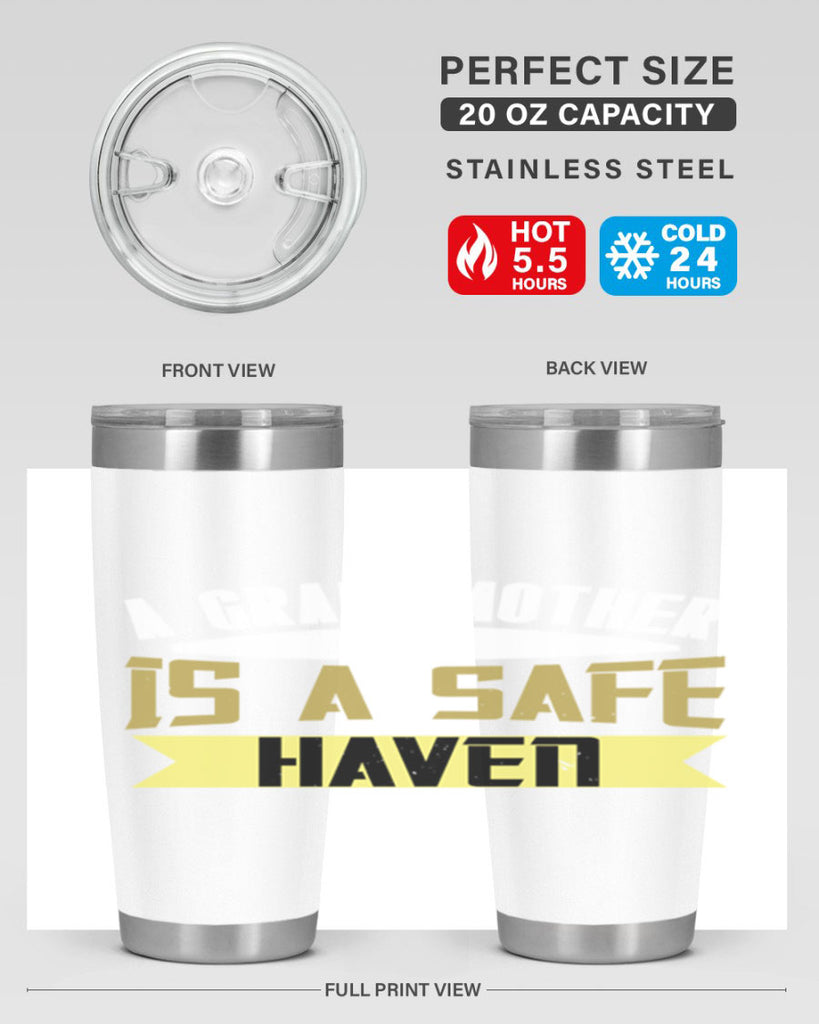 A Grandmother is a safe 41#- grandma - nana- Tumbler
