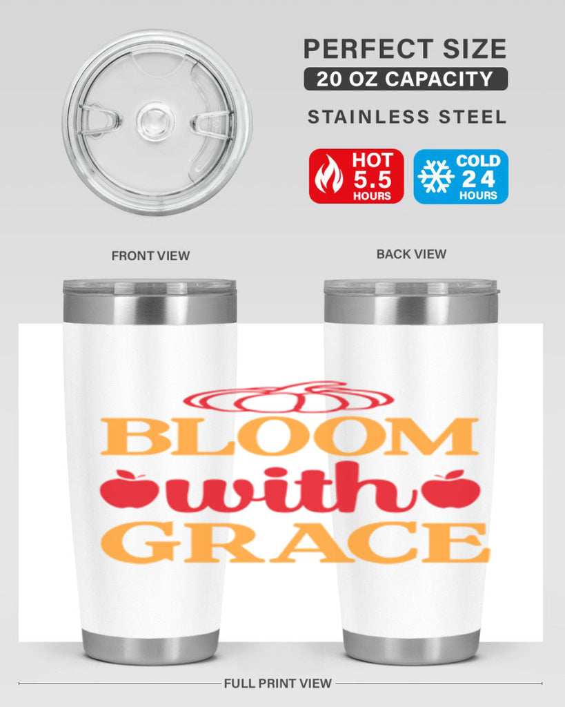 Bloom with grace 82#- spring- Tumbler