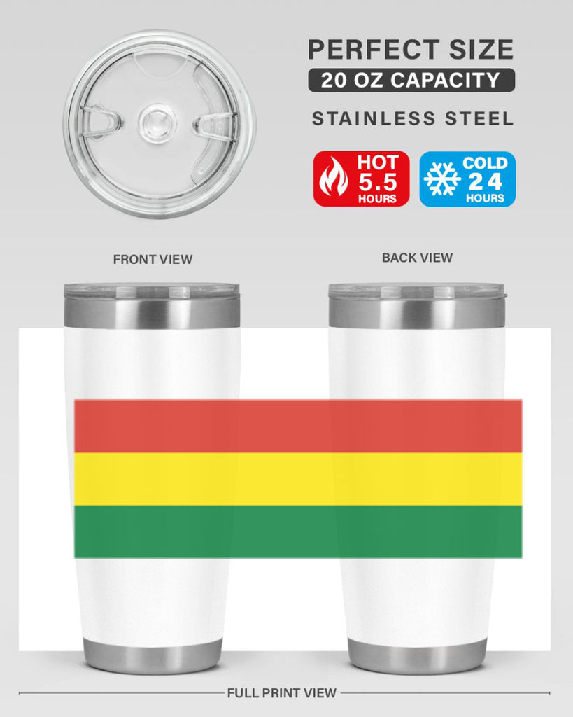 Bolivia 177#- world flags- Tumbler