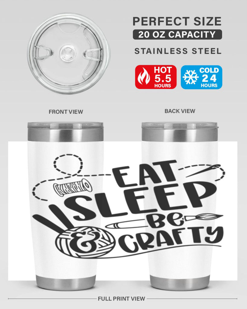Eat Slepp Be Crafty 28#- crafting- Tumbler