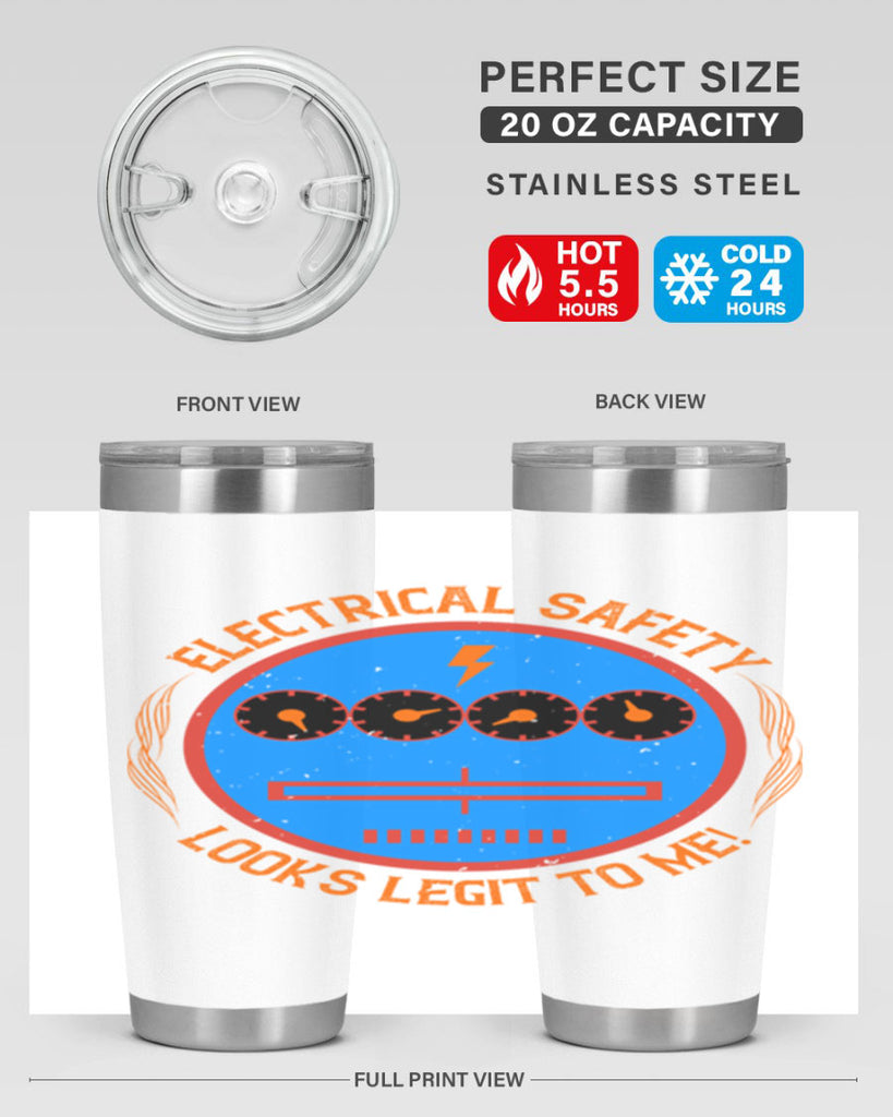 Electrical safety looks legit to me Style 57#- electrician- tumbler