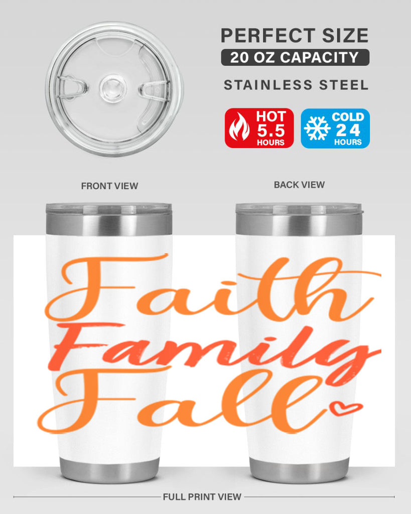 Faith Family Fall Design 81#- fall- Tumbler