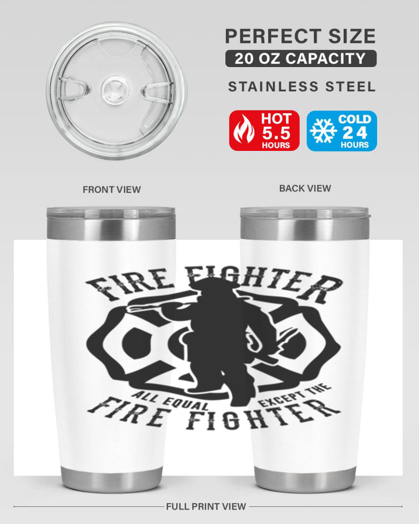 Fire Fighter Style 81#- fire fighter- tumbler