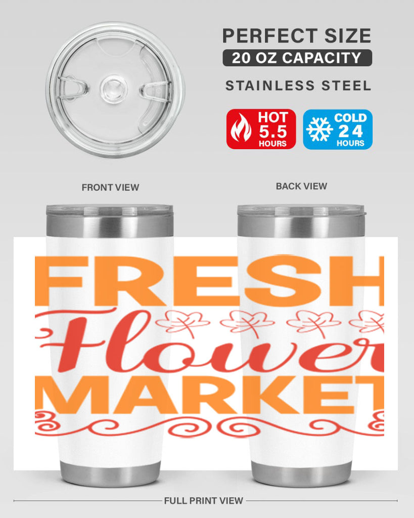 Fresh flower market 143#- spring- Tumbler