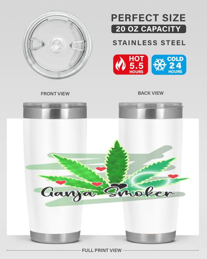 Ganja Smoker 88#- marijuana- Tumbler