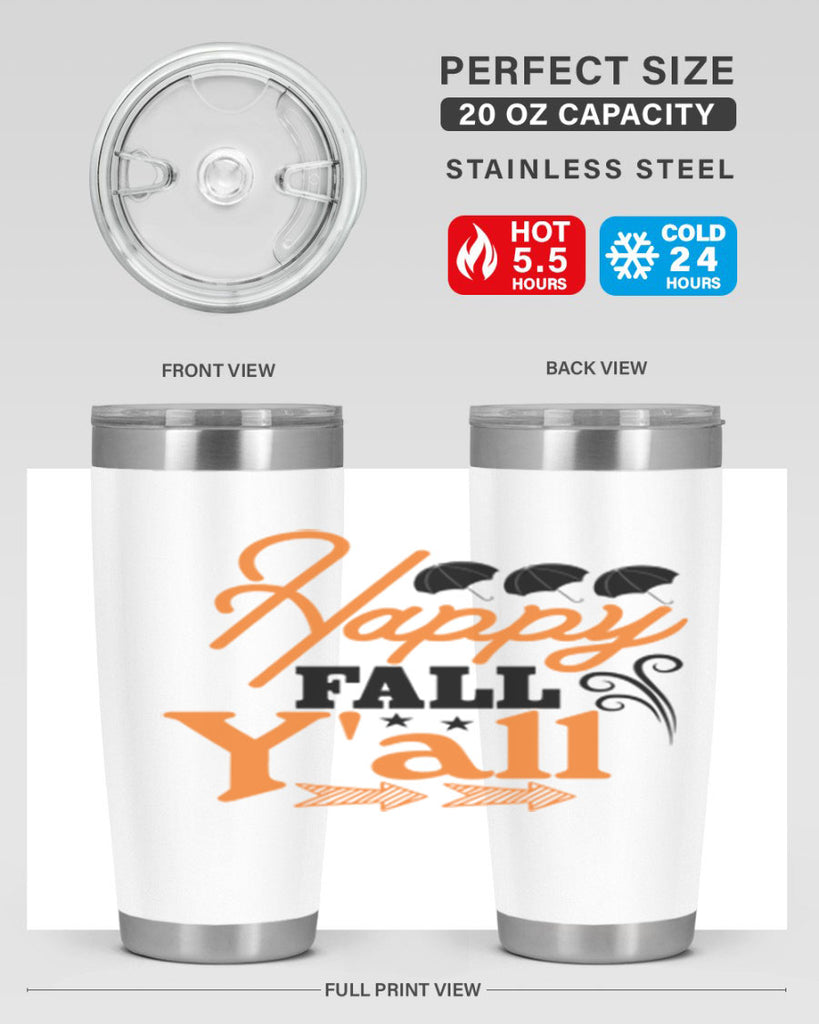 Happy Fall Yall 234#- fall- Tumbler