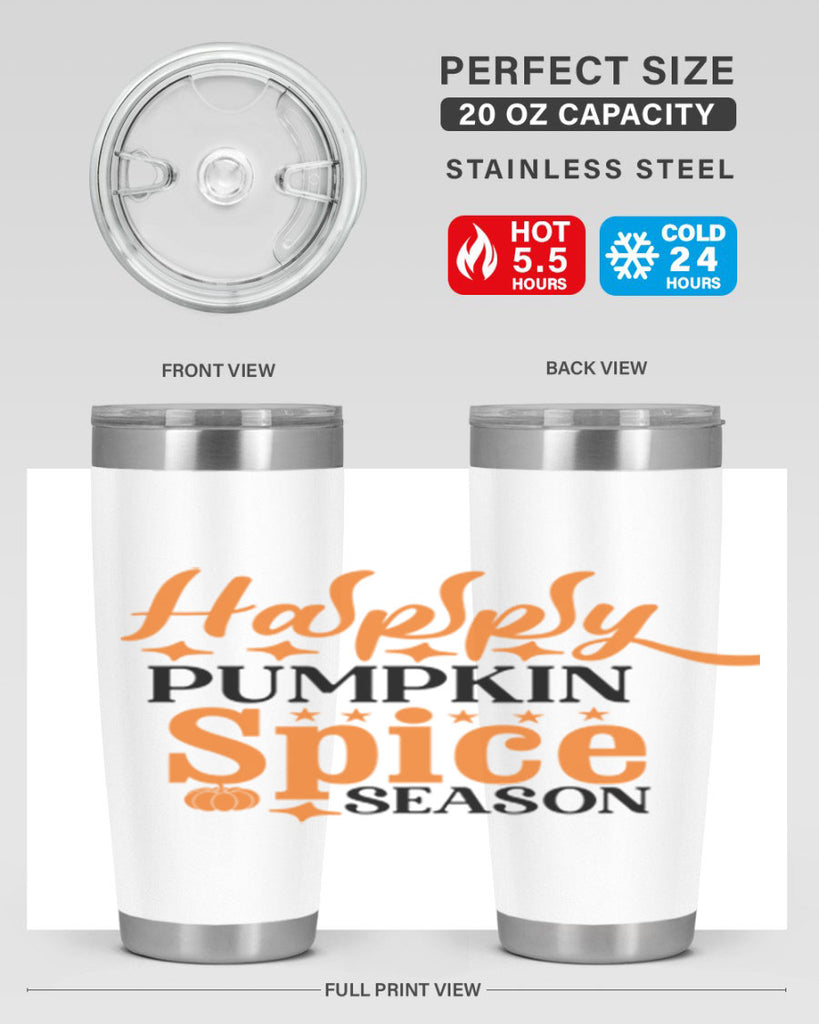 Happy Pumpkin Spice Season 245#- fall- Tumbler