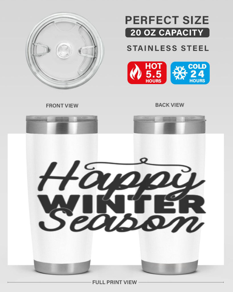 Happy Winter Season132#- winter- Tumbler