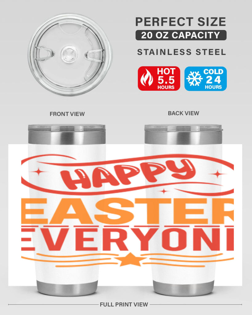 Happy easter everyone 155#- spring- Tumbler