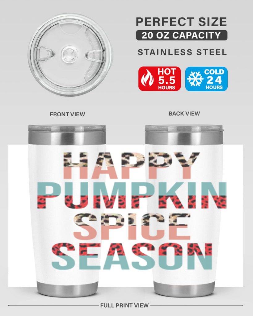 Happy pumpkin spice season 242#- fall- Tumbler