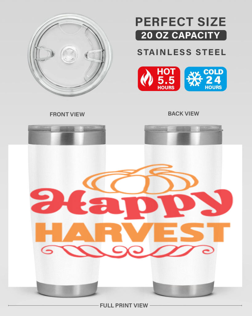 HappyHarvest 256#- fall- Tumbler