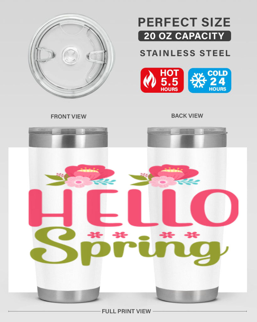 Hello Spring 186#- spring- Tumbler